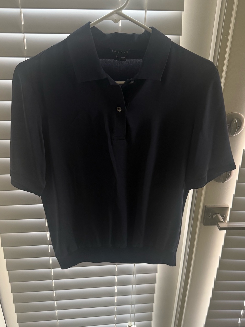 Theory silk polo